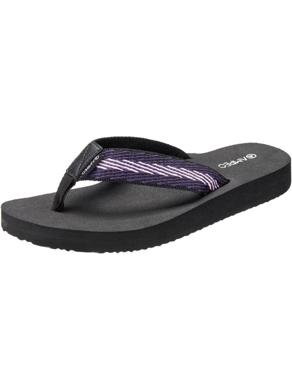 Women's Webbing Purple Comfortable Flip Flops Summer Casual Beach Thong Sandals